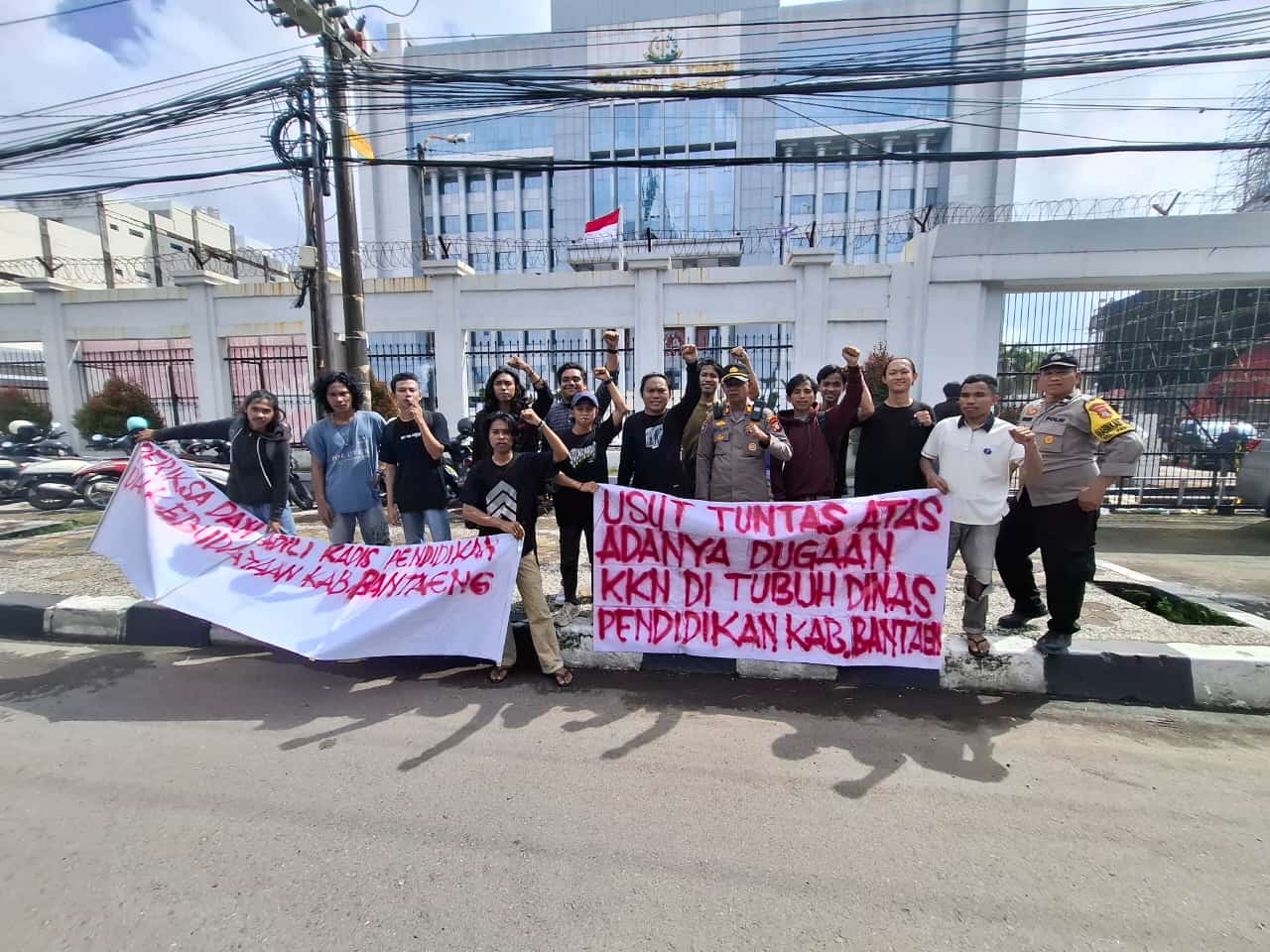 Aliansi Mahasiswa Anti Korupsi Berunjuk Rasa, Berikut Tuntutan Aksinya