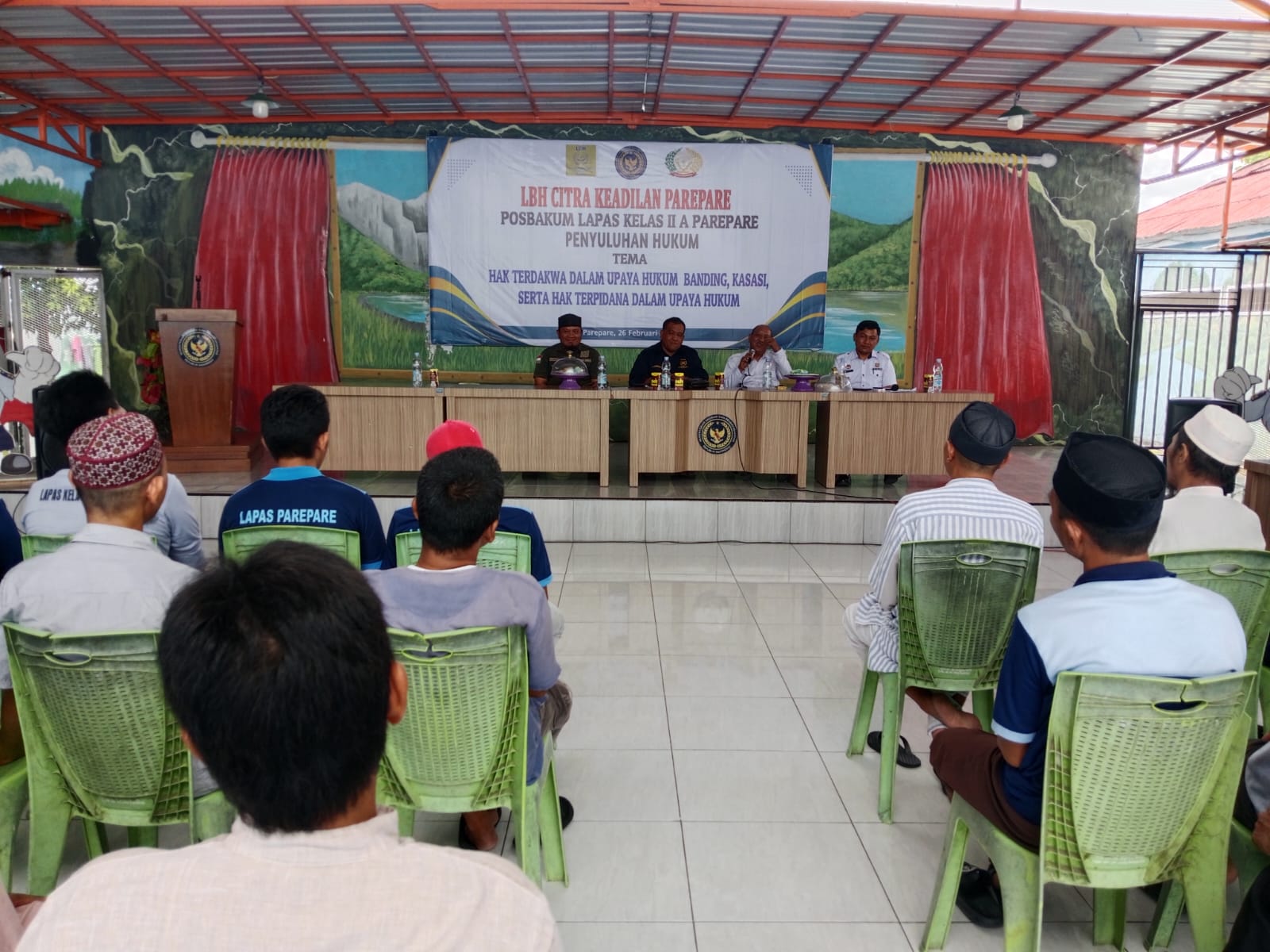 Bekerjasama LBH Citra Keadilan Parepare, Lapas Parepare Berikan Penyuluhan Hukum Gratis ke 50 WBP