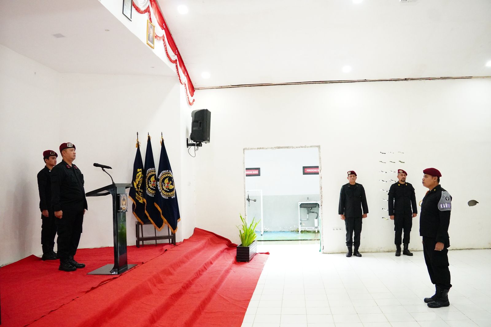 Rutan Pangkajene Kobarkan Semangat Nasionalisme Lewat Upacara Peringatan Hari Lahir Pancasila