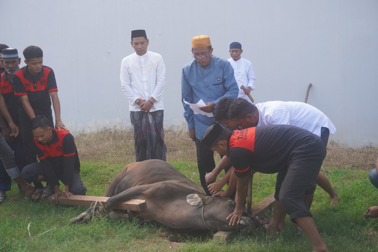 Lapas Kelas IIB Maros Laksanakan Ibadah Kurban, Warga Binaan Ikut Ambil Bagian