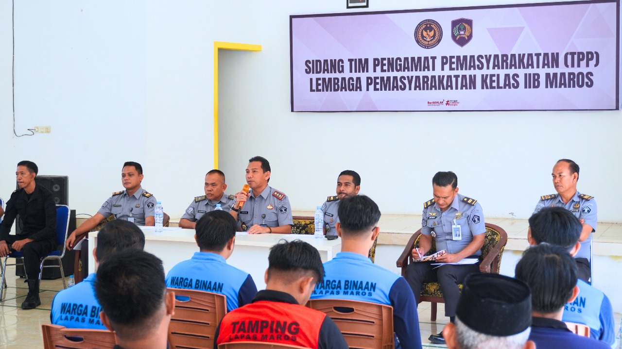Evaluasi Sekaligus Harapan: Sidang TPP Lapas Maros Dorong Reintegrasi Berkeadilan