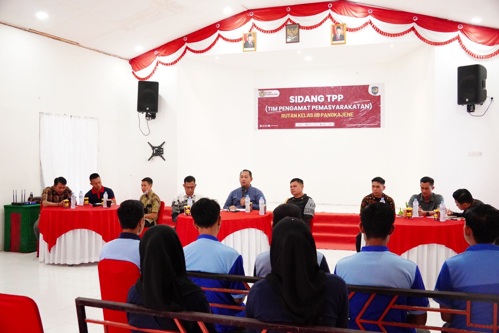 Upaya Pemenuhan Hak Warga Binaan, Rutan Pangkajene Gelar Sidang TPP