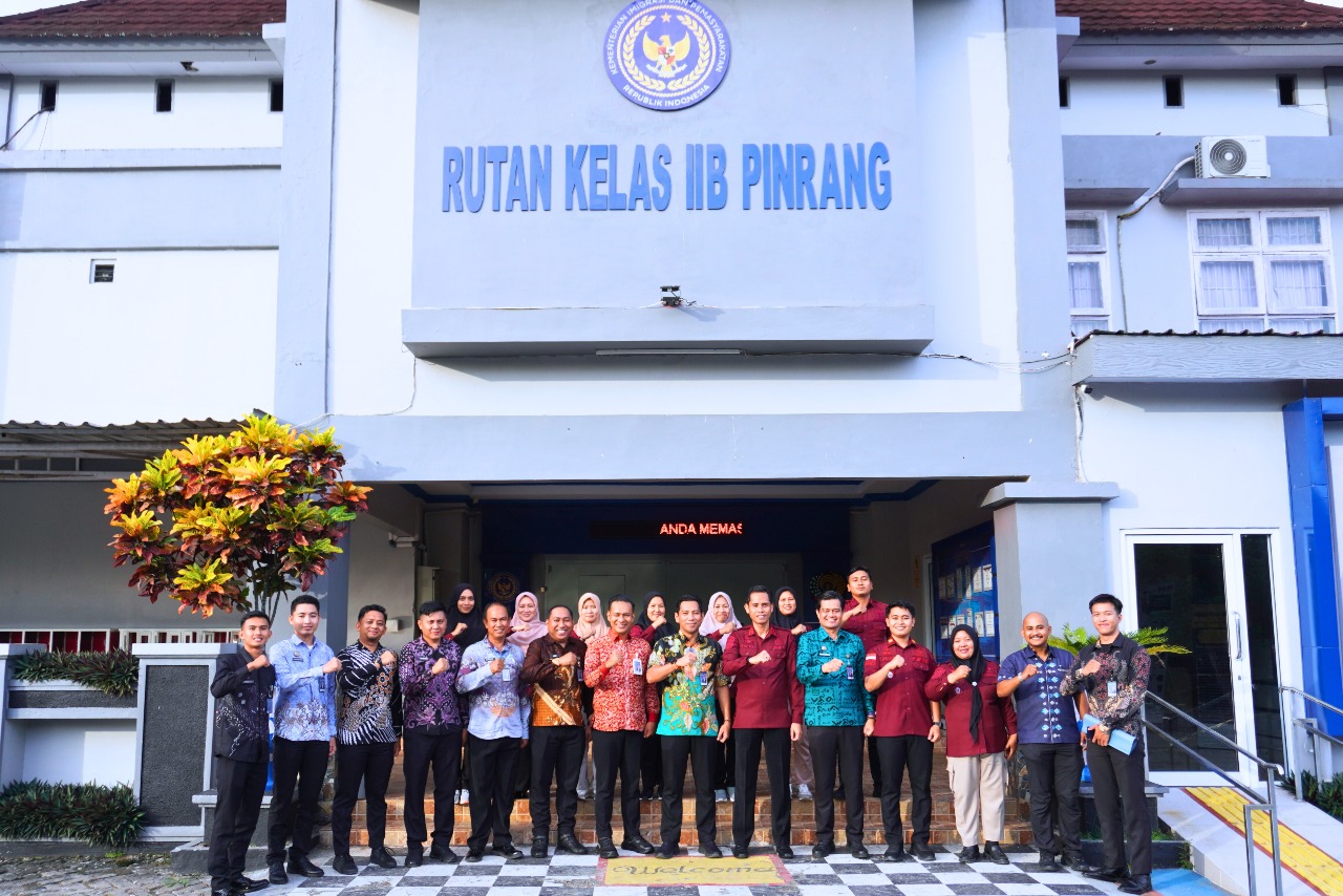 Perkuat Komitmen Menuju WBK, Lapas Maros Laksanakan Studi Tiru ke Rutan Pinrang