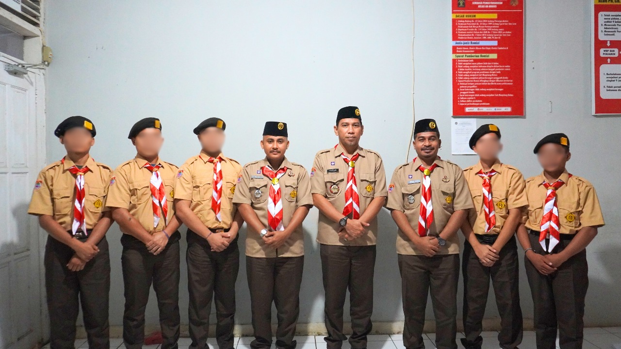 Yel-Yel Warga Binaan Bergema di Dunia Maya, Lapas Maros Ikuti Pembukaan Perkemahan Satya Darma Bakti Pemasyarakatan