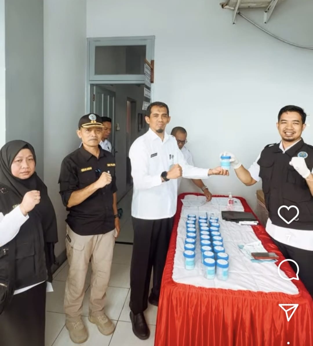 Peringati Hari Anti Narkoba Internasional, Lapas Palopo Gelar Tes Urin