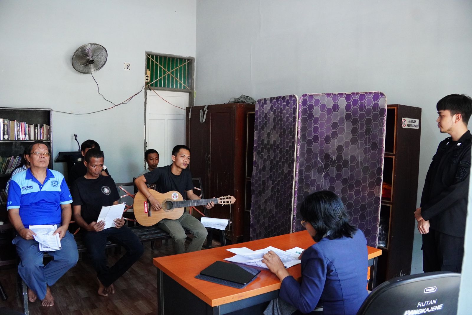 Pemenuhan Hak Beragama, Rutan Pangkajene Fasilitasi Ibadah Rutin Warga Binaan Nasrani