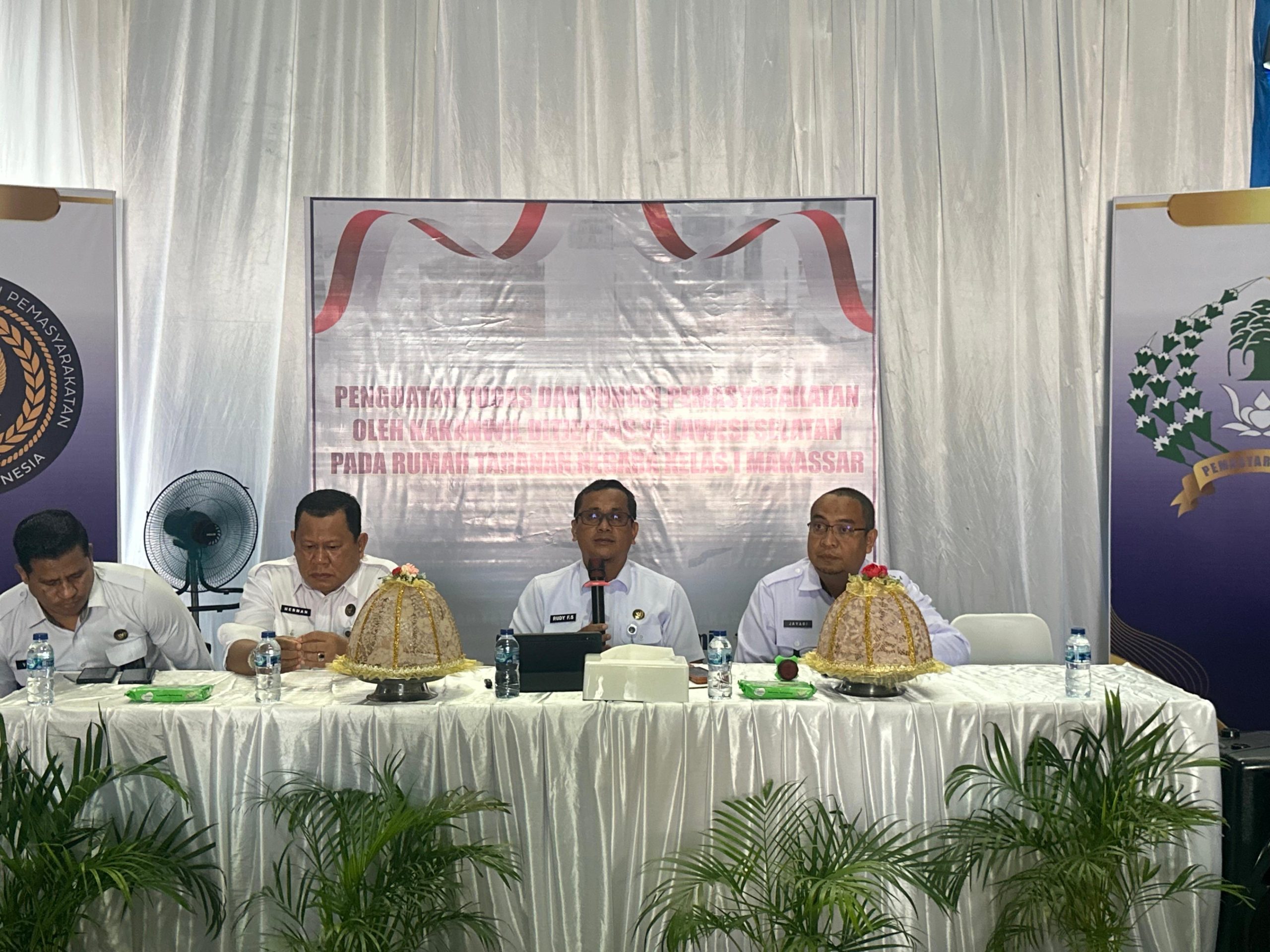 Kunjungan ke Rutan Makassar, Kakanwil Ditjenpas Sulsel Perkuat Pemahaman Tusi