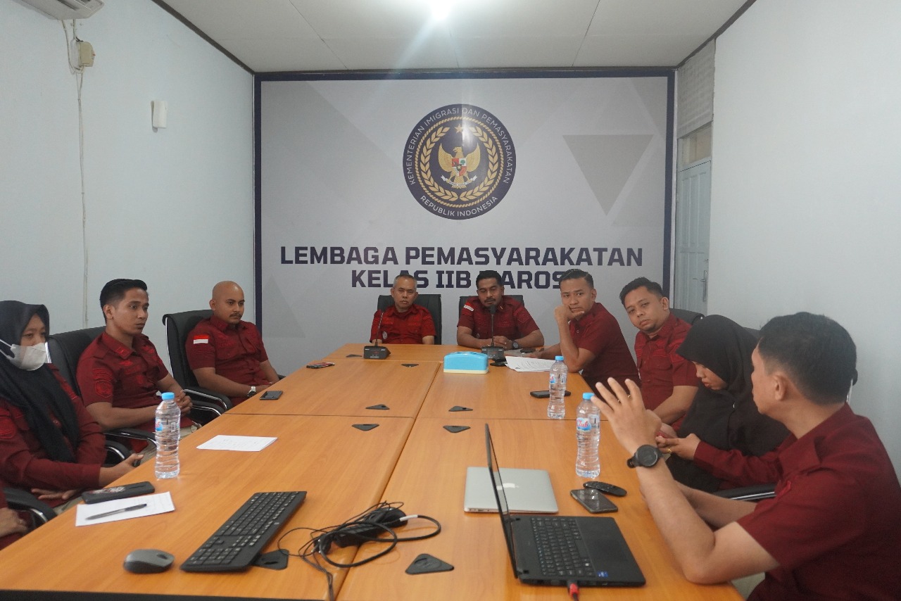 Tim Konselor Internal Rehabilitasi Lapas Narkotika Sungguminasa Berikan Penguatan Program Rehabilitasi di Lapas Maros