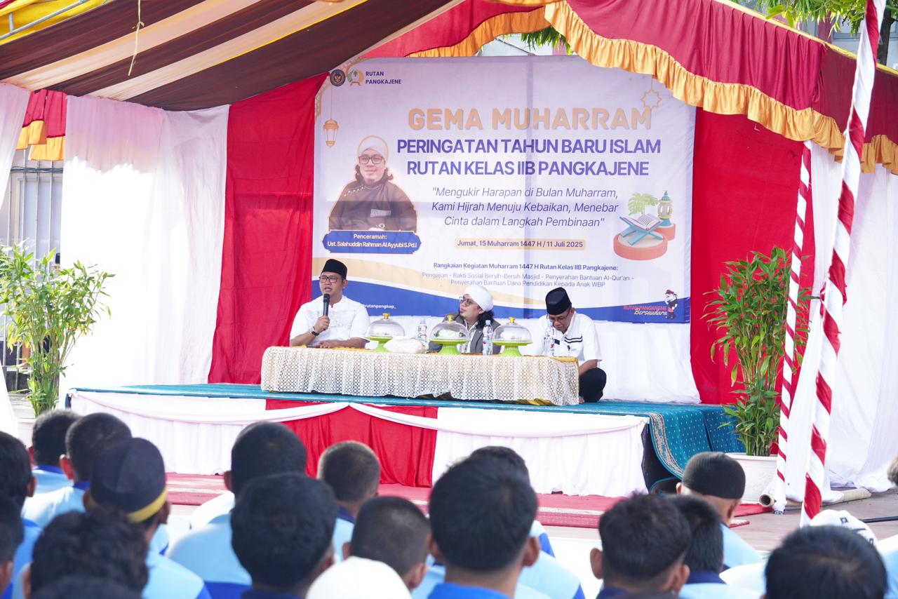 Rangkaian Pekan Muharram: Rutan Pangkep Gelar Pengajian Sambut Tahun Baru Islam 1447 H
