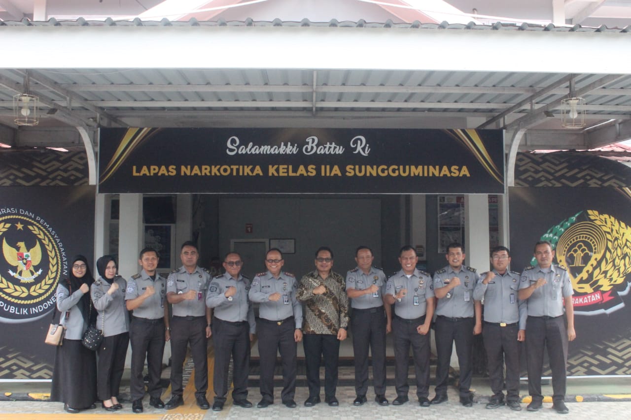 Program Rehabilitasi Lapas Narkotika Sungguminasa Jadi Percontohan : Sambut Studi Tiru Rehabilitasi dari Lapas Takalar