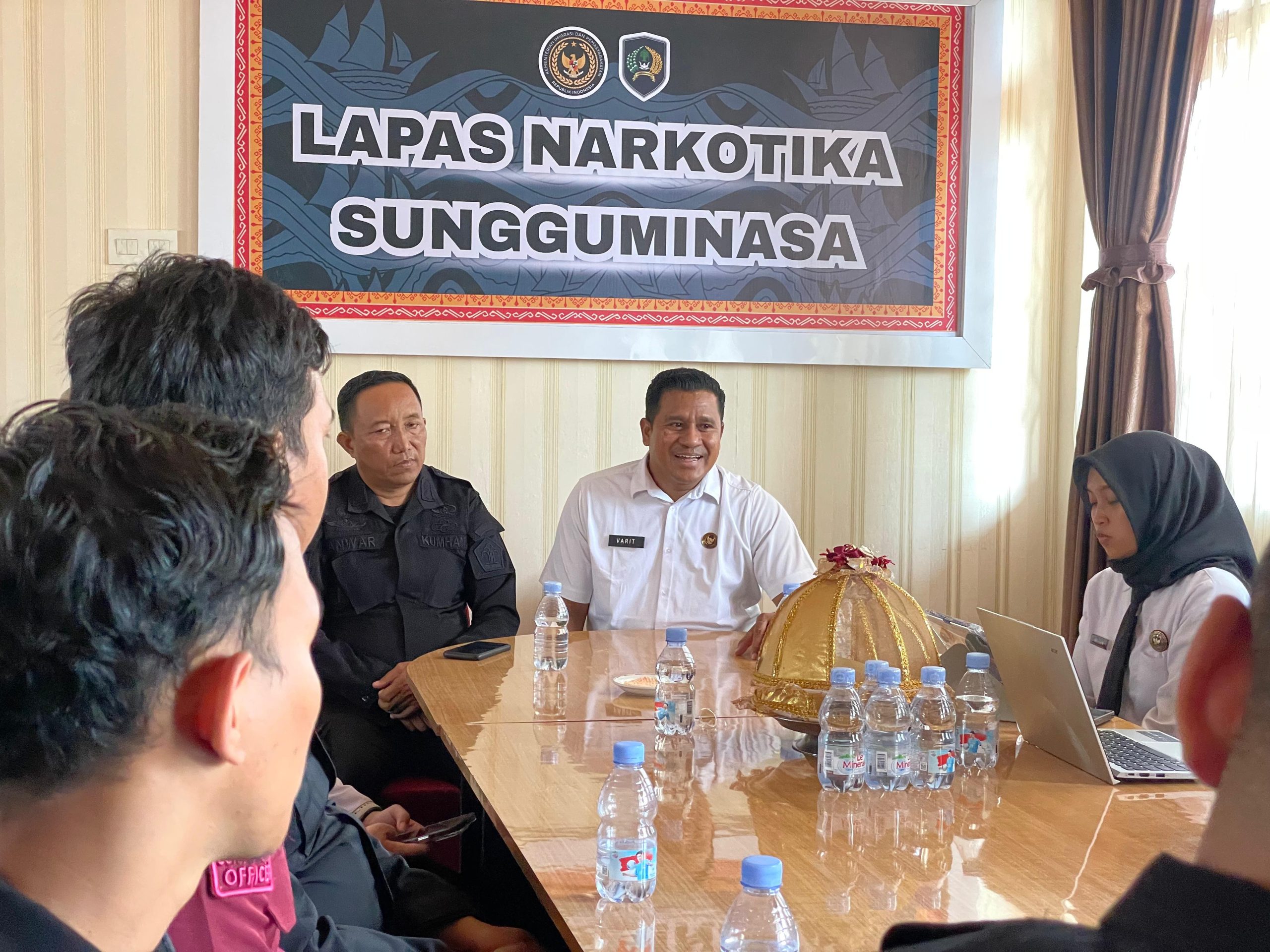 Lapas Narkotika Sungguminasa Terima Kunjungan Monev Tim Zona Integritas dari Kanwil Ditjenpas Sulsel