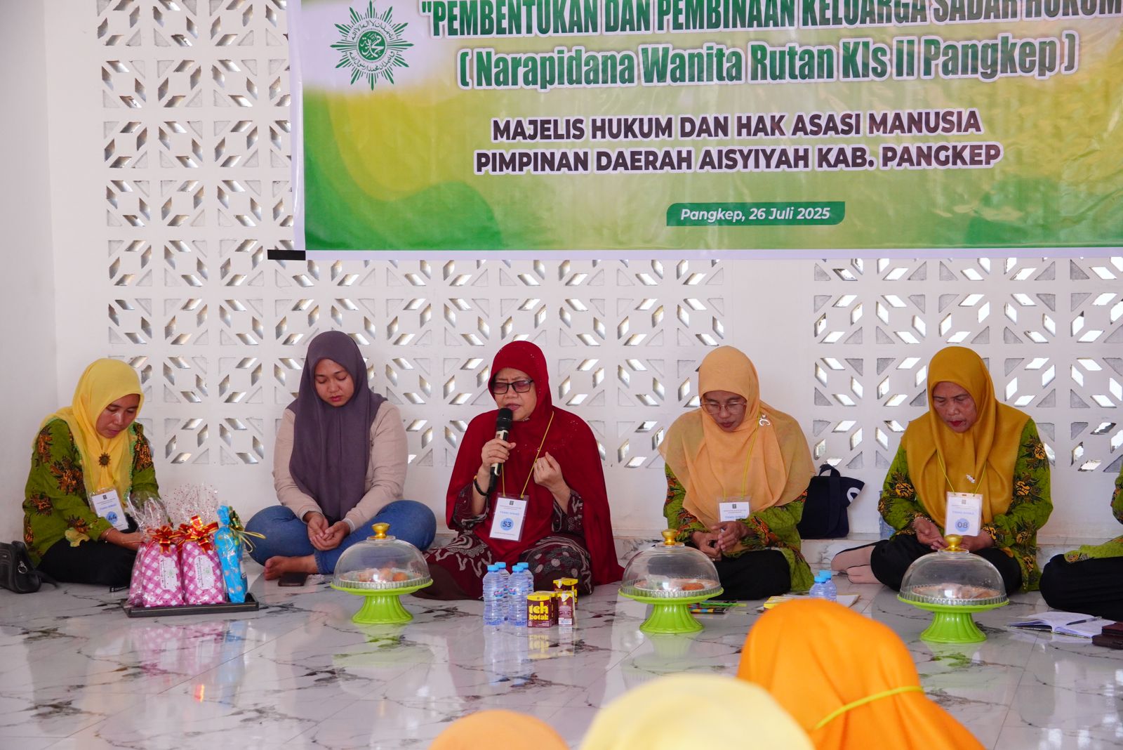 Rutan Pangkep Gandeng Aisyiyah Pangkep Gelar Pengajian Bersama Petugas dan Warga Binaan