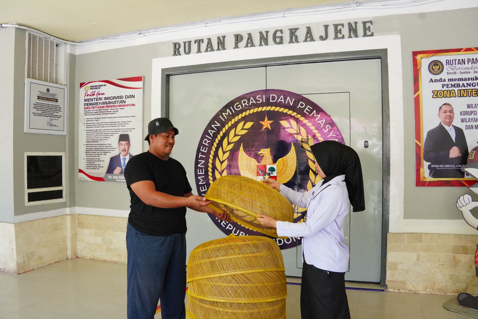 Produk Bimker Rutan Pangkep Kembali Diminati Pasar: Pelaku Usaha Serap Tudung Saji Bambu Berkualitas