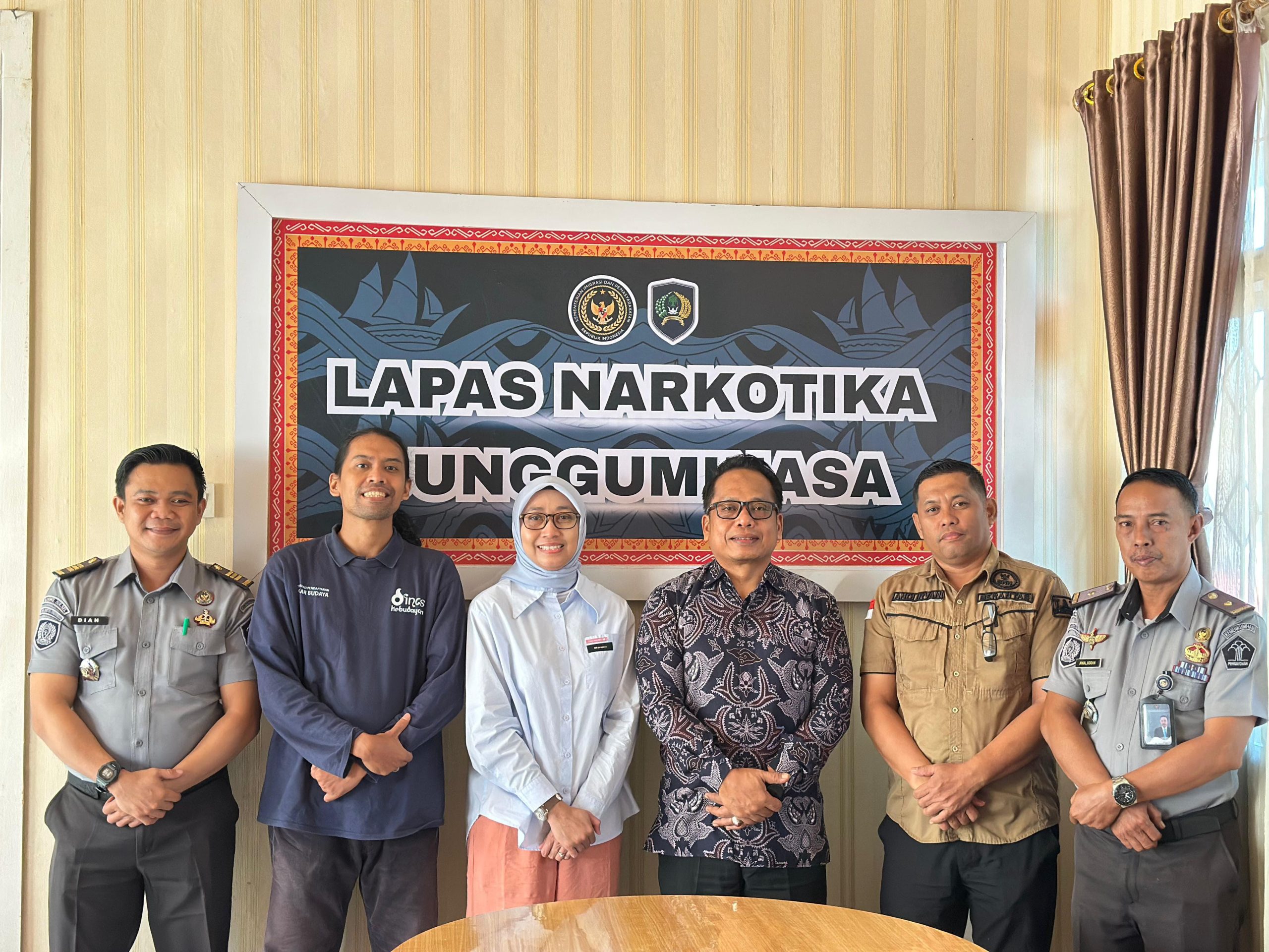 Lapas Narkotika Sungguminasa Terima Kunjungan Tim BNNP Sulsel Dalam Rangka Pengukuran Prevalensi Penyalahgunaan Narkoba