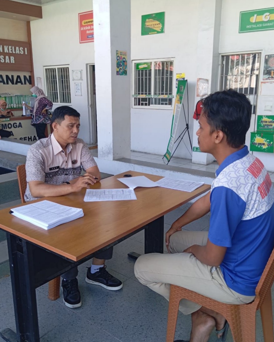 Program Rehabilitasi Pemasyarakatan, Rutan Makassar Laksanakan Asesmen Awal Warga Binaan Pemasyarakatan