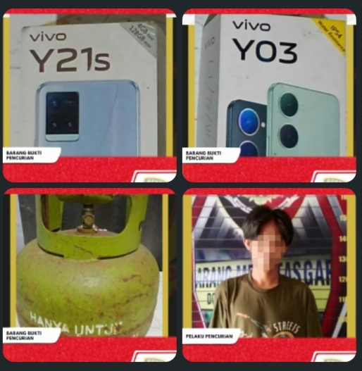 Ungkap Kasus Curat, Unit Reskrim Polsek Bontonompo Amankan Pelaku dan Sita Barang Bukti