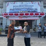 Kepala rutan kelas 1 Makassar pimpin langsung apel pagi dan di rangkaian purna bakti oleh pegawai rutan