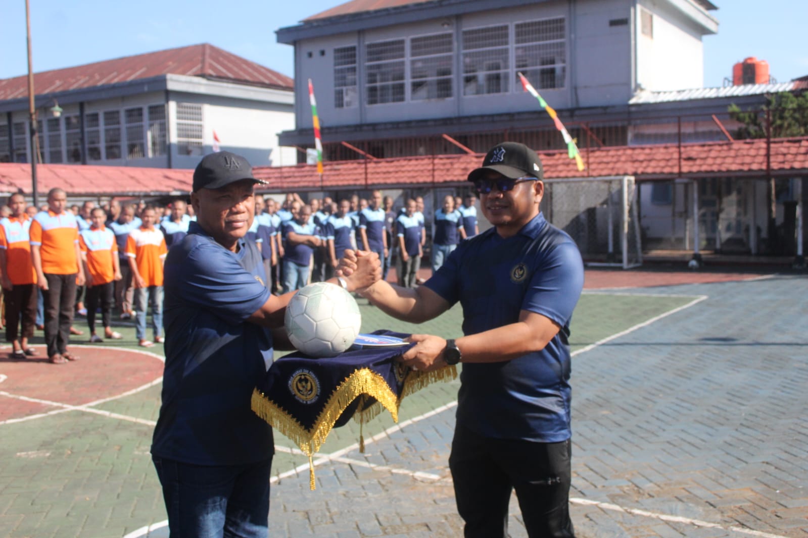 Semarak Pembukaan Pekan Olahraga dan Seni Lapas Narkotika Sungguminasa Sambut HUT RI ke-80