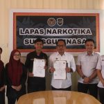 Lapas Narkotika Sungguminasa Teken MoU dengan UKM Maphan UNM tentang Penyuluhan HIV/AIDS dan Napza bagi Warga Binaan