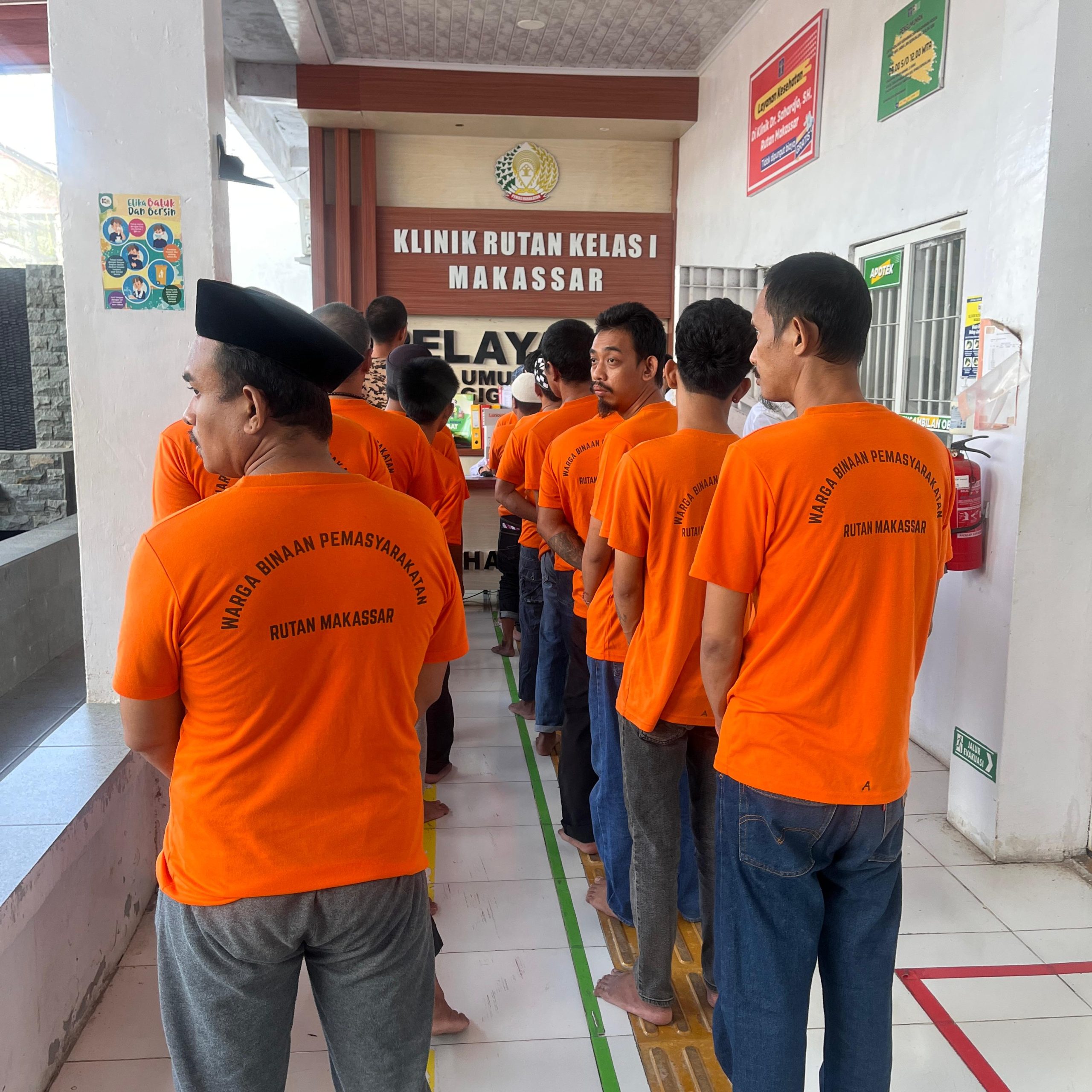 Rutan Makassar melaksanakan kegiatan screening TB