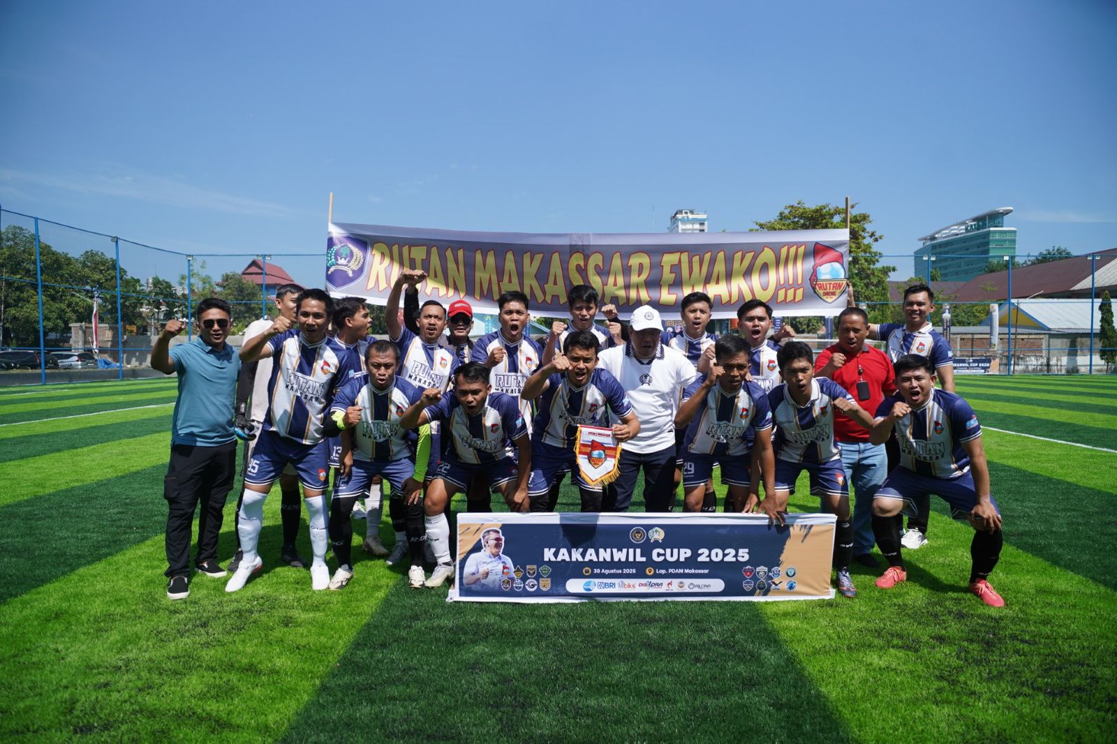 Rutan Makassar Tunjukkan Semangat Kebersamaan di Ajang Kakanwil Cup 2025
