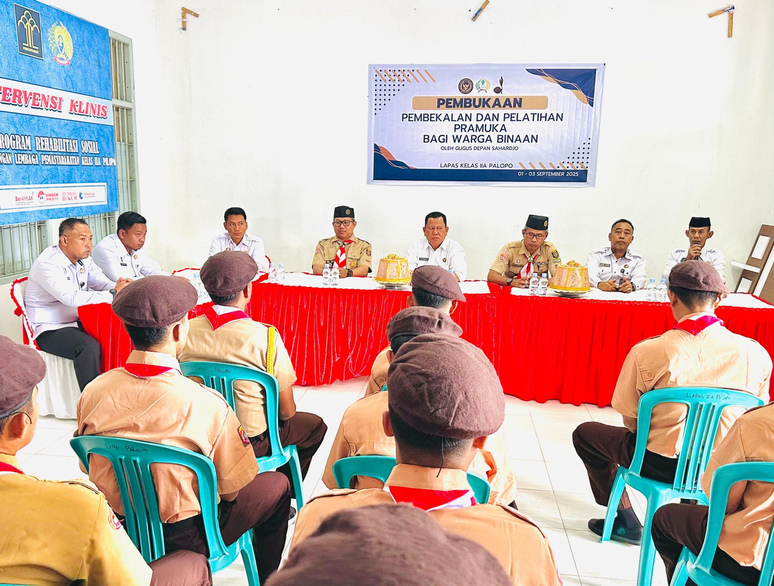 Lapas Palopo Gelar Pembukaan Pembekalan dan Pelatihan Pramuka bagi Warga Binaan