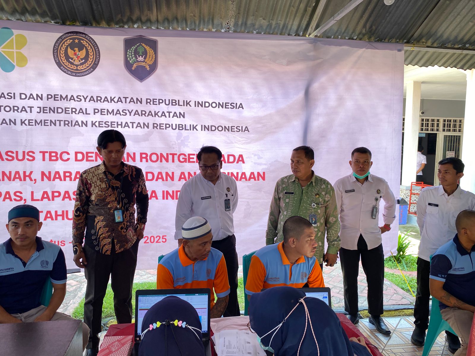 Deteksi Dini Penyakit dan Cegah Penularan, 618 WBP Lapas Narkotika Sungguminasa Jalani Pemeriksaan TBC