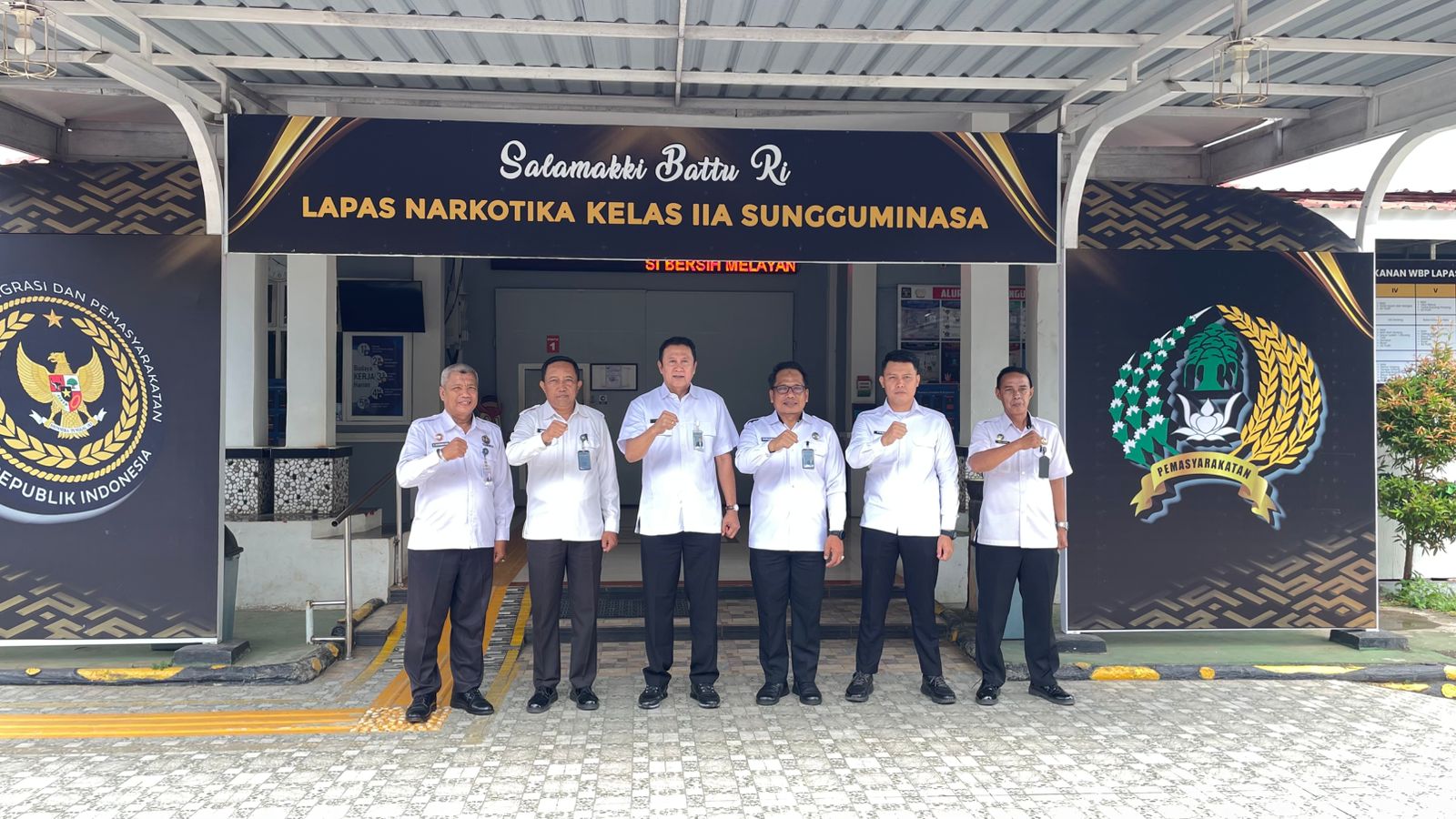 Lapas Narkotika Sungguminasa Sambut Hangat Kunjungan Kerja PK Ahli Utama Ditjenpas