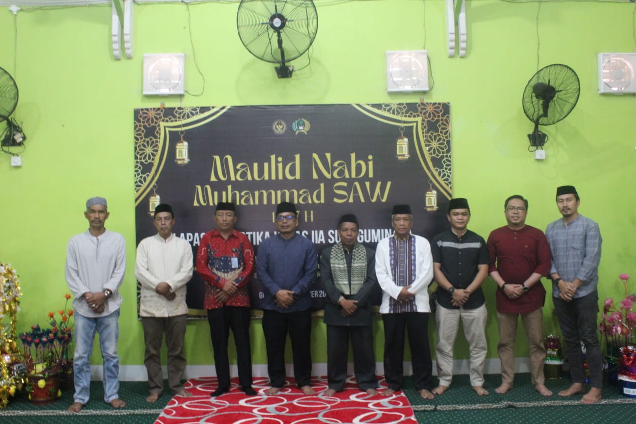 Lapas Narkotika Sungguminasa Gelar Maulid Nabi, WBP Diajak Teladani Akhlak Rasulullah