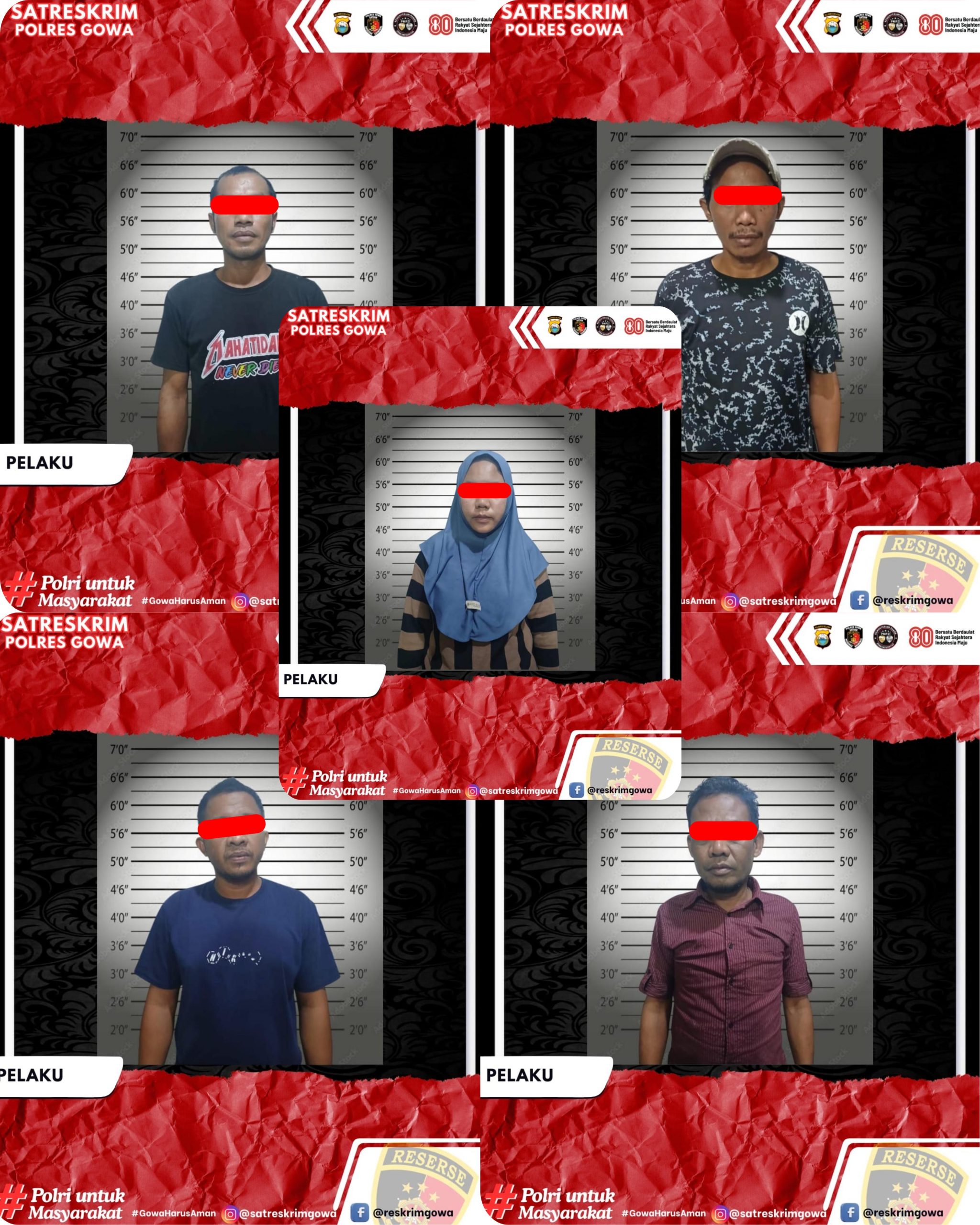 Dendam Pribadi, Perempuan di Gowa Nekat Curi Barang Korban Bersama Rekannya