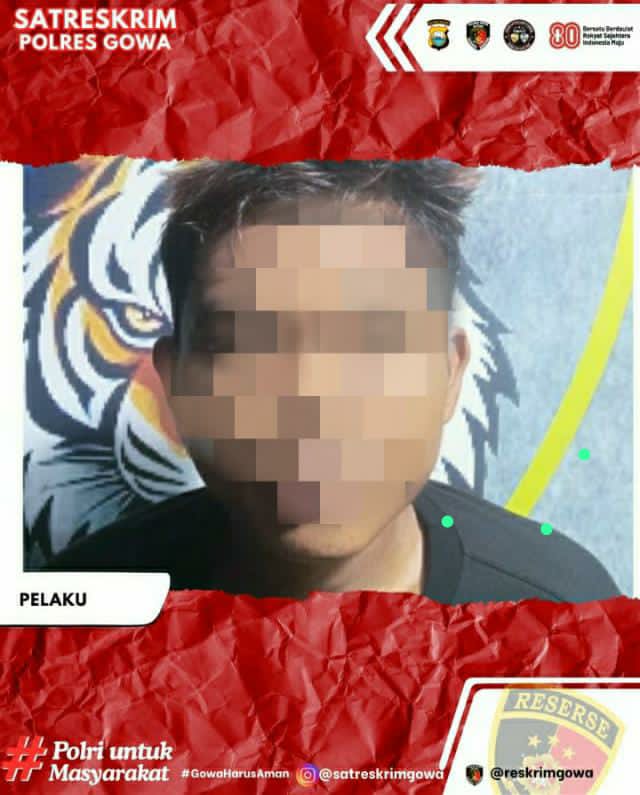 Unit Reskrim Polsek Somba Opu Ringkus Pelaku Curanmor, Dilumpuhkan Saat Coba Kabur