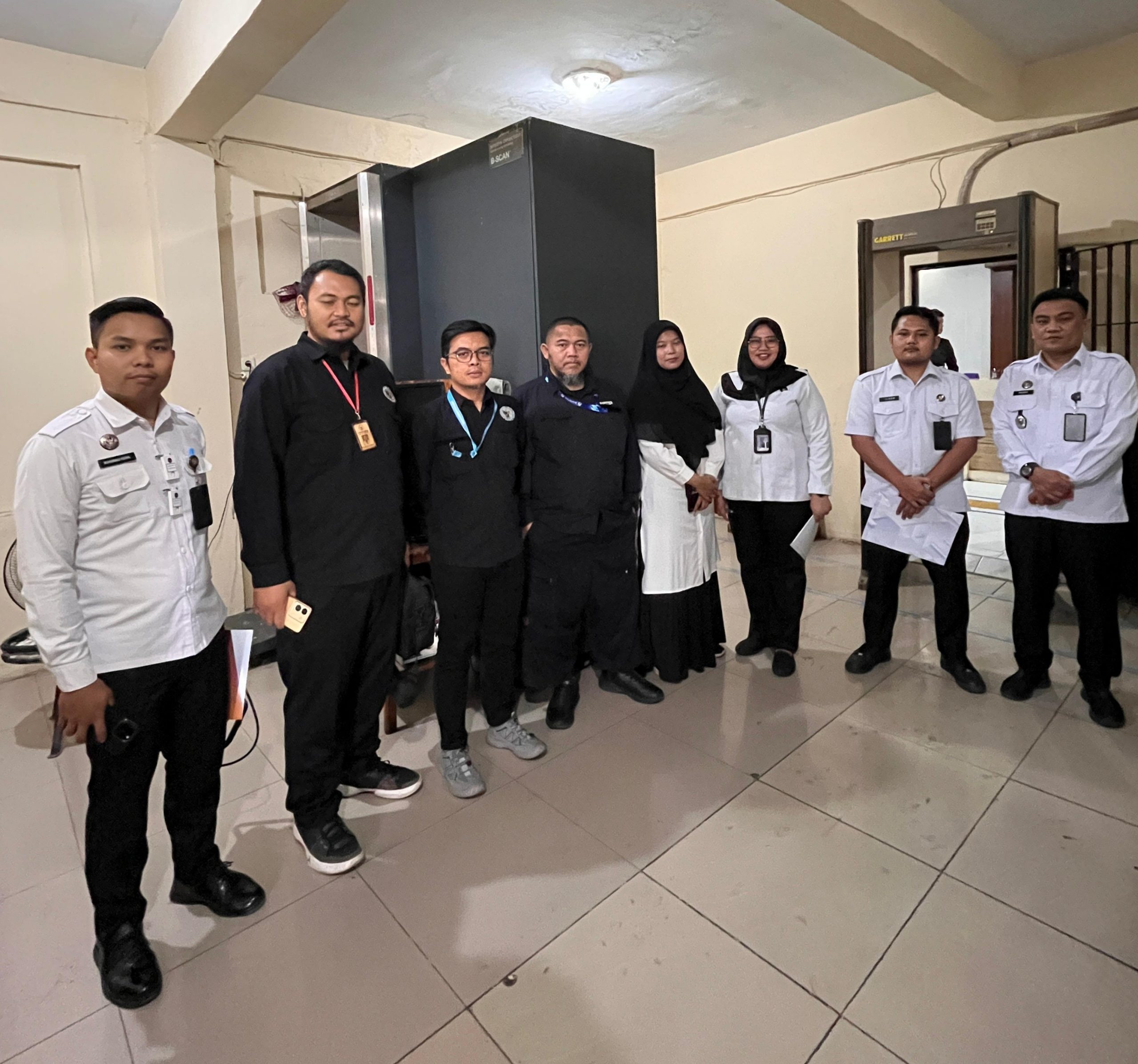 Optimalisasi Keamanan, Inspeksi Radiasi Alat Detektor di Rutan Makassar