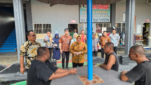 Lapas Narkotika Sungguminasa Terima Kunjungan Direktur Perawatan Kesehatan dan Rehabilitasi Ditjenpas RI