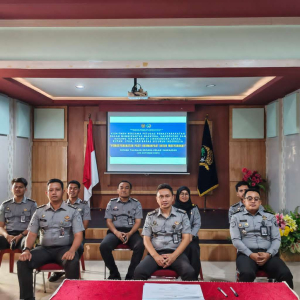 Jaga marwah Pemasyarakatan Pimpinan Rutan Kelas l Makassar Tanatangani Komitmen Perangi Halinar