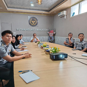 Kepala Rutan Makassar Ikuti Sosialisasi Permenimipas No. 1 Tahun 2025 dan Tindak Lanjut Kunjungan Dirwatkeshab