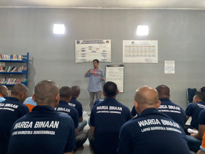 Bersih dari Narkoba Bersinar di Masa Depan: Lapas Sungguminasa Dorong Edukasi Pemulihan WBP