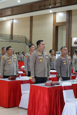 Kapolres Gowa Hadiri Taklimat Akhir Audit Kinerja Itwasda Polda Sulsel Tahap II T.A. 2025