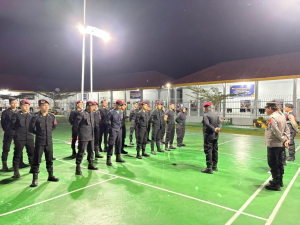 Perkuat Keamanan, Rutan Masamba dan Polsek Mappadeceng Gelar Kolaborasi Razia Gabungan