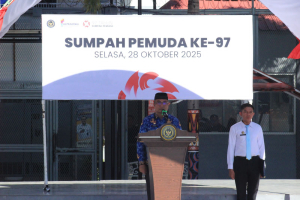 “Bersatu Bergerak Majukan Indonesia” Rutan I Makassar Gelar Upacara Hari Sumpah Pemuda ke 97