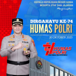 Polres Gowa Ucapkan Dirgahayu ke-74 Humas Polri: Polisi Humanis, Sahabat Masyarakat