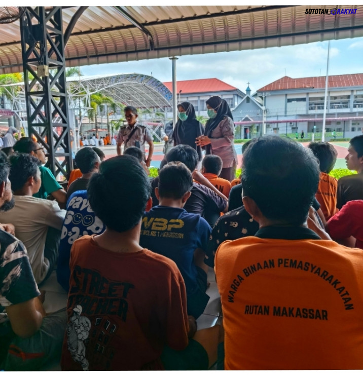 TIM KESEHATAN RUTAN MAKASSAR LAKSANAKAN KONTROL DAN PENGOBATAN RUTIN BAGI WARGA BINAAN PENDERITA TBC