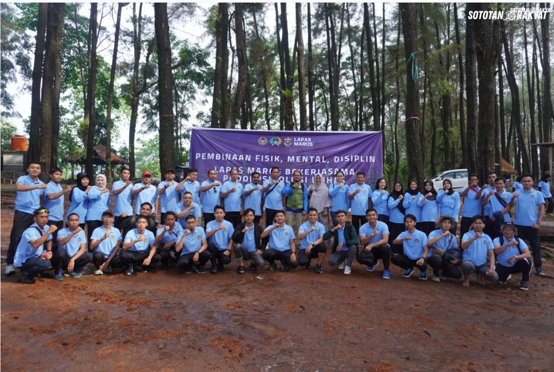 Kolaborasi Lapas Maros dan Unhas Wujudkan Pembinaan Fisik, Mental, dan Disiplin Petugas yang Tangguh
