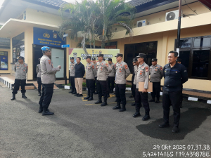 Kasi Propam Polres Takalar Ajak Personel Hindari Gaya Hidup Hedon, Tekankan Integritas dan Kesederhanaan