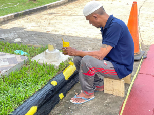 Ciptakan Lingkungan Kerja yang Nyaman, Lapas Narkotika Sungguminasa lakukan Pemeliharaan Sarana dan Prasarana