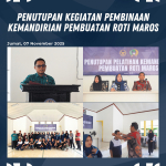 Pelatihan Pembuatan Roti Maros di Lapas Kelas IIB Maros Resmi Ditutup, Warga Binaan Didorong Jadi Lebih Mandiri