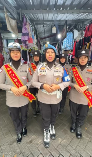 PSM Polres Gowa Gelar Patroli dan Edukasi Waspada Penculikan Anak di Pasar Sentral Sungguminasa