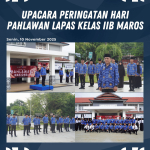 Lapas Kelas IIB Maros Gelar Upacara Peringatan Hari Pahlawan Tahun 2025