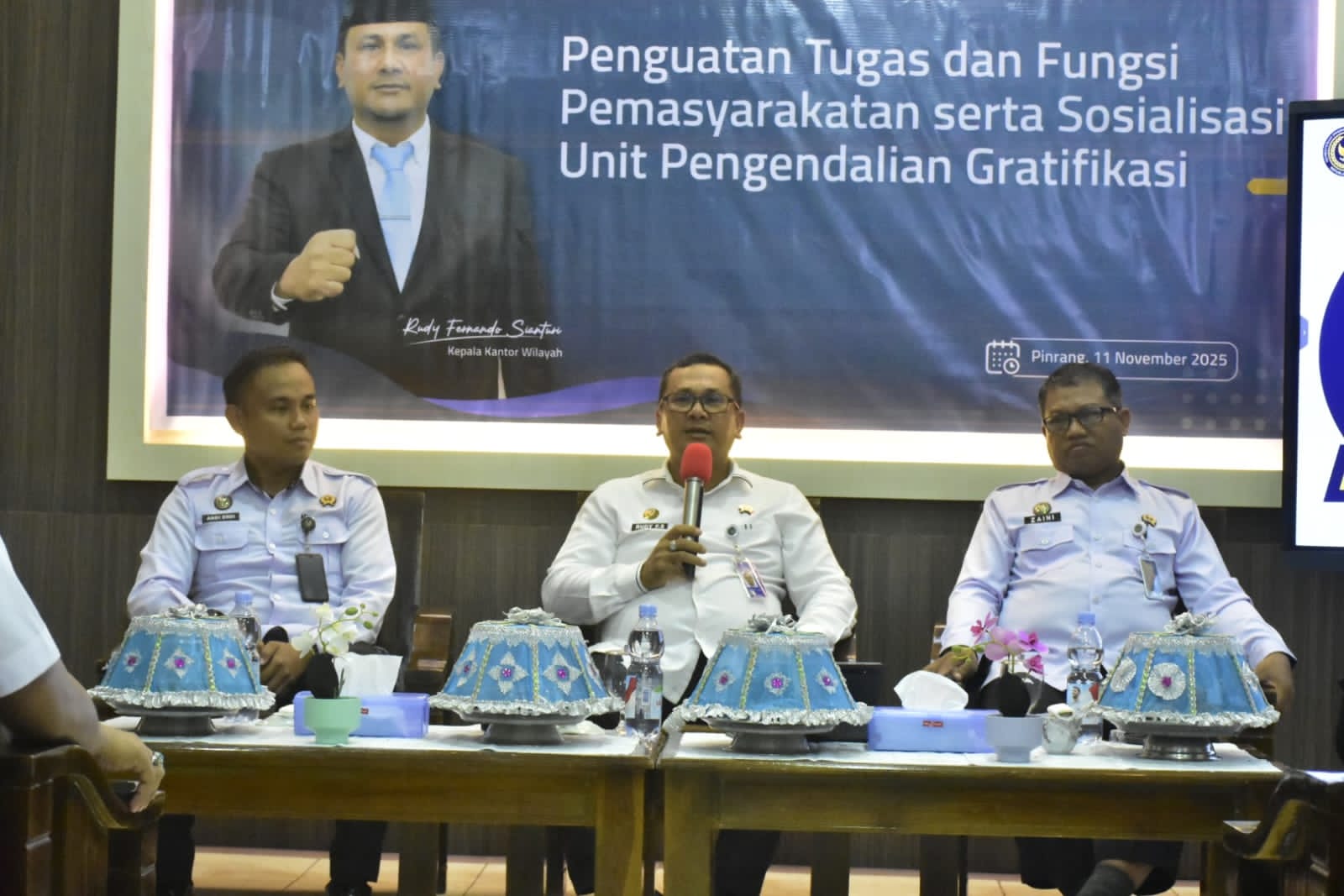 Panen Raya, Bakti Sosial, dan Penguatan Integritas: Kakanwil Ditjenpas Sulsel Gerakkan Spirit Hari Bakti di Rutan Pinrang