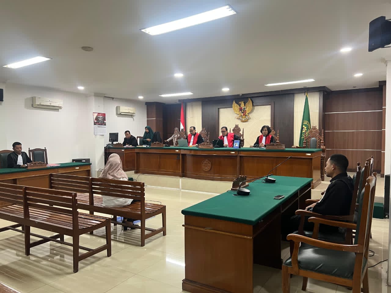 PEMBACAAN TUNTUTAN KORUPSI MANTAN KEPALA DESA RANTEBALLA