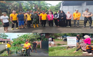 Jalankan Program GOWA Annangkasi, Polsek Bajeng, Lurah Kalabajeng Gotong Royong Bersama